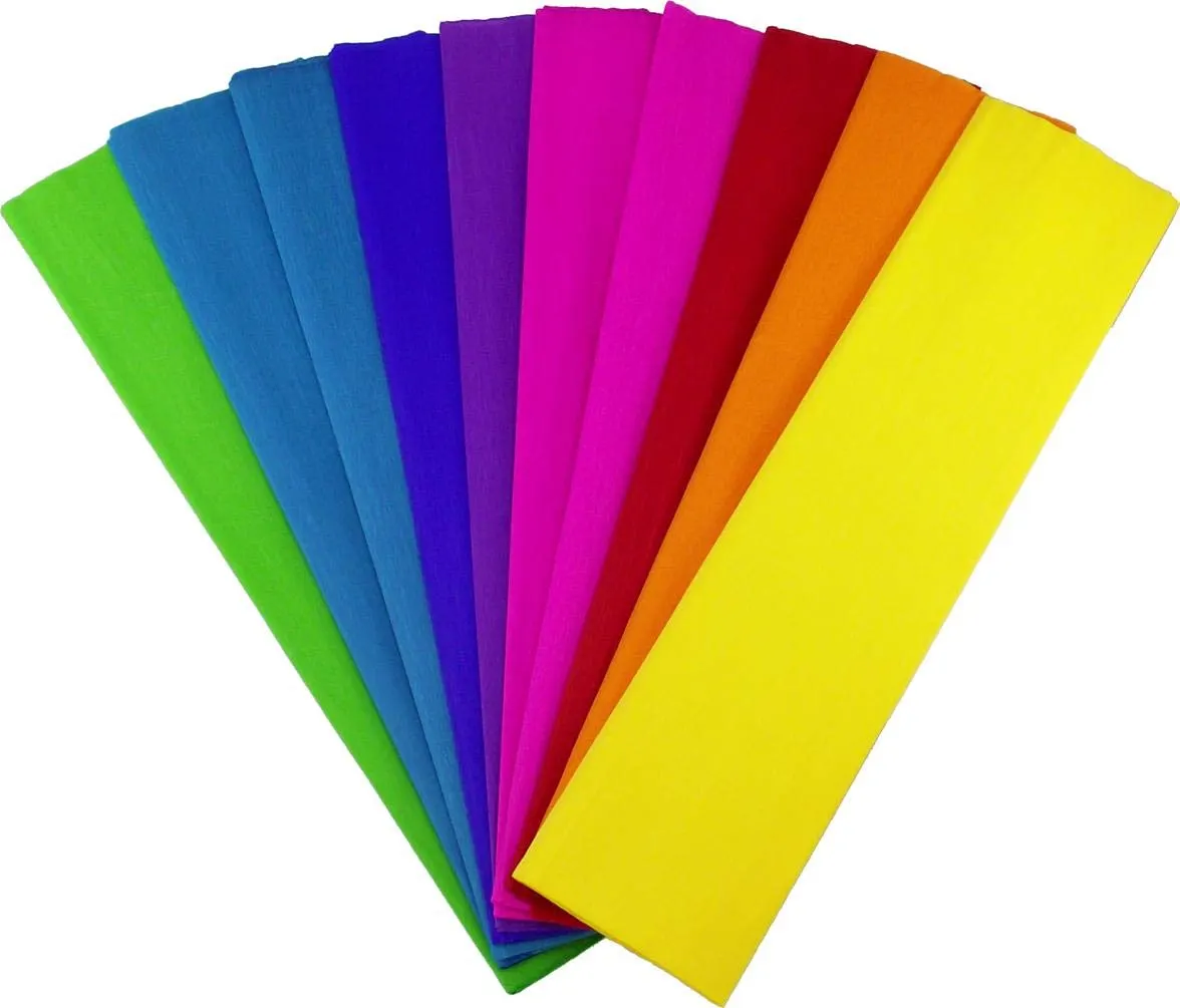 PAPEL CREPE PQT X 10 UNI