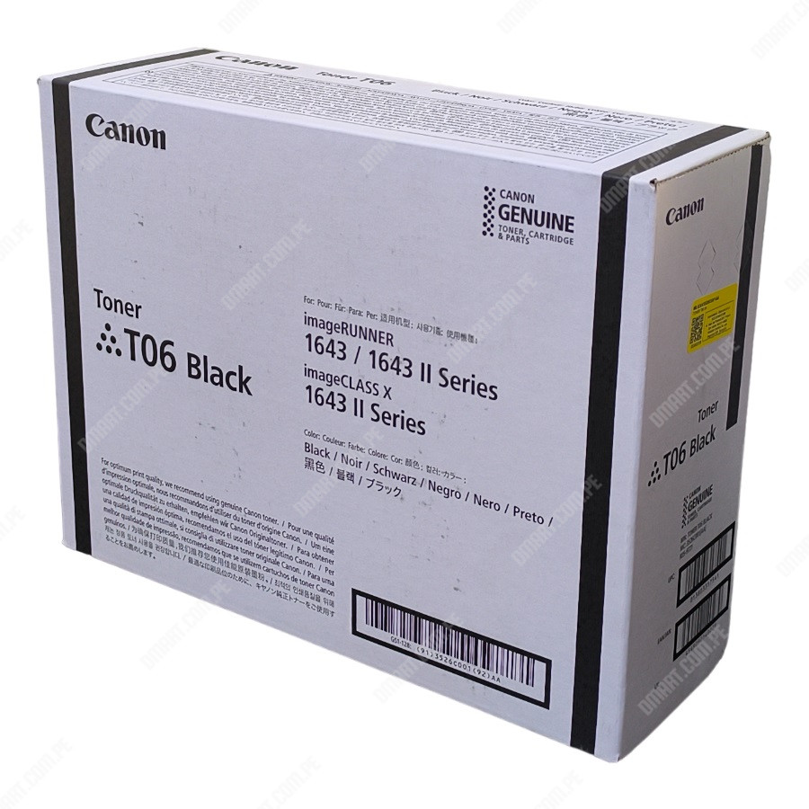  TONER PRINTLINE T06. IMAGERUNNER 1643i/1643iF/ IMAGECLASS X 1